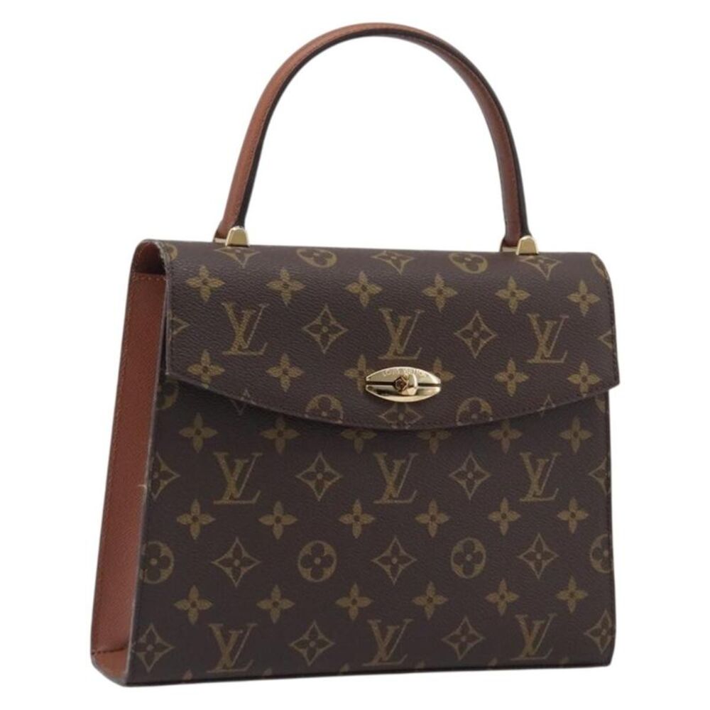 Louis Vuitton Malesherbes Monogram Canvas Brown Canvas Handbag